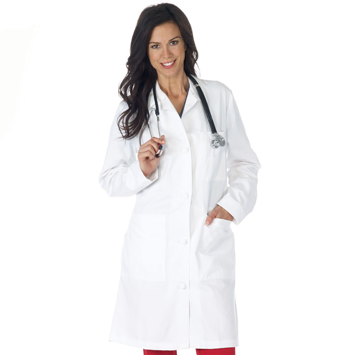 Meta - 763-011 - Ladies Knot Button iPad Labcoat - 38