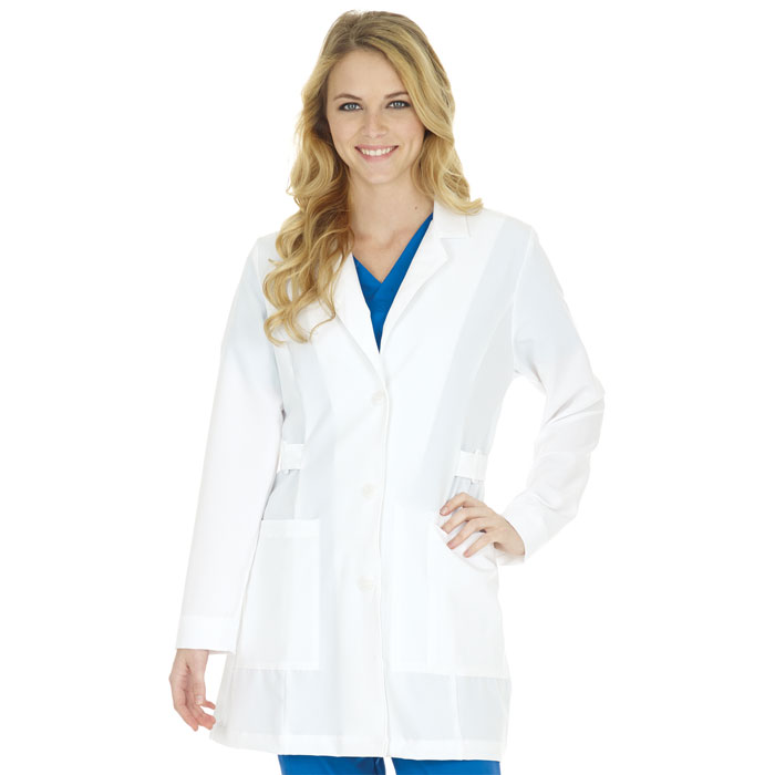 Meta Pro - 883 - Ladies Buckle Tri Blend Stretch Labcoat - 32