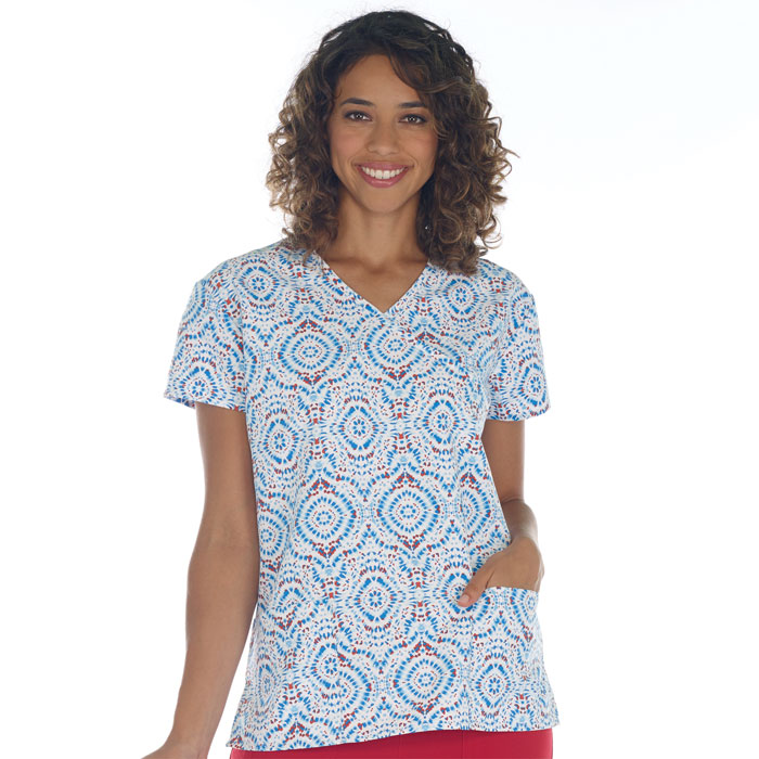 9100-2190M-Ladies-Mock-Wrap-Top-KALEIDOSCOPE