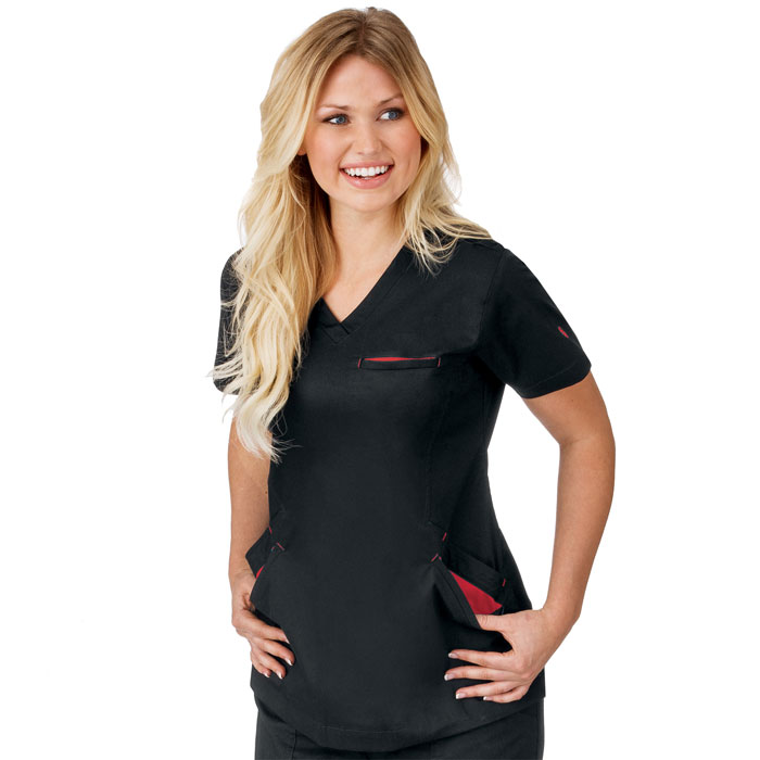 bio - bring it on - 99021 - BIO Angle V Scrub Top