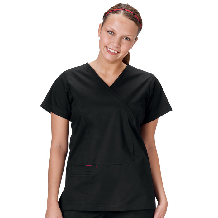 bio - bring it on - 99022 - BIO Modern Wrap Scrub Top