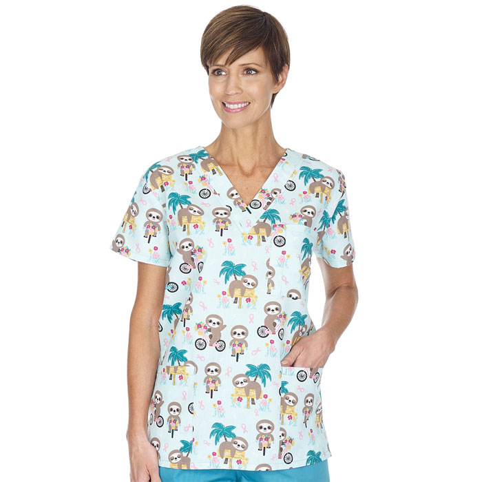9904-1671 - Ladies 3 Pocket V-Neck Top - A PERFECT DAY