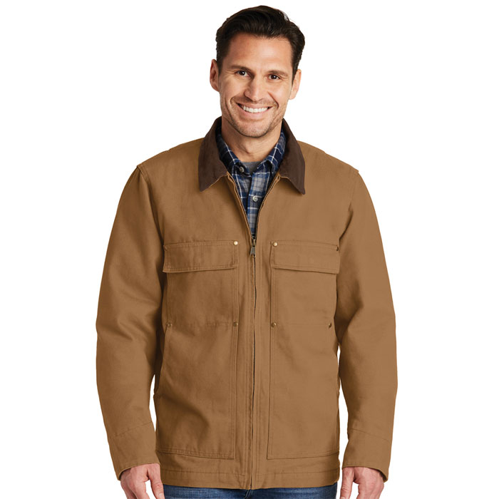 CornerStone-CSJ50-Mens-Washed-Duck-Cloth-Chore-Coat