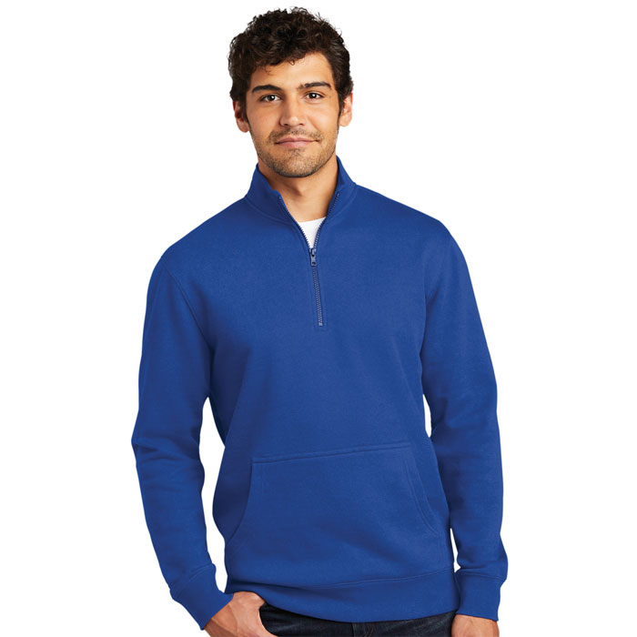 District-DT6106-Mens-District-VIT-Fleece-Quarter-Zip