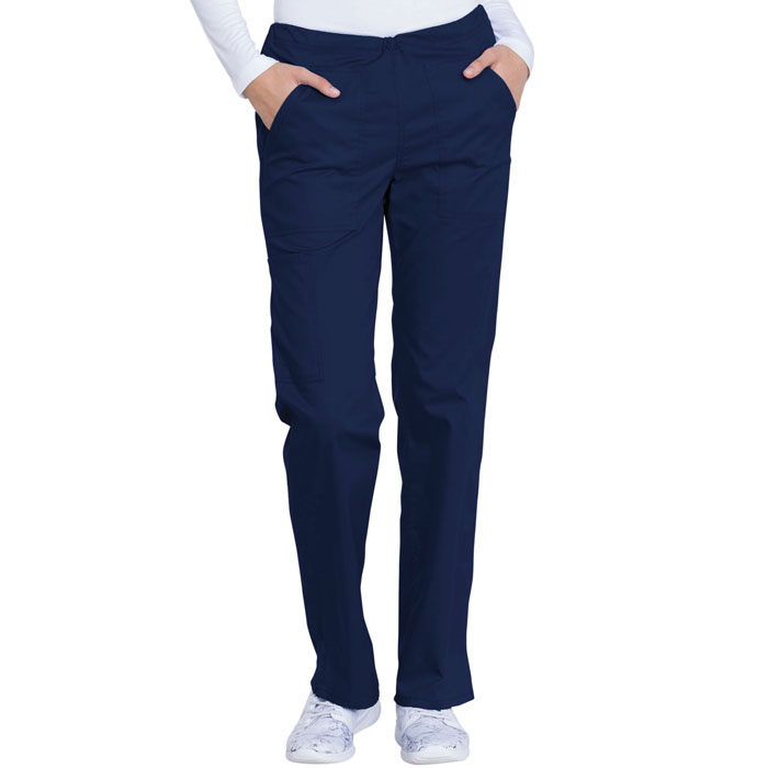 Genuine Dickies Industrial Strength - GD100 - Ladies Mid Rise Straight Leg Drawstring Pant