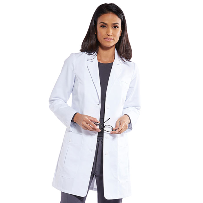 Greys Anatomy - GRC951 - Womens 34in 4Pkt Back Belted Lab Coat