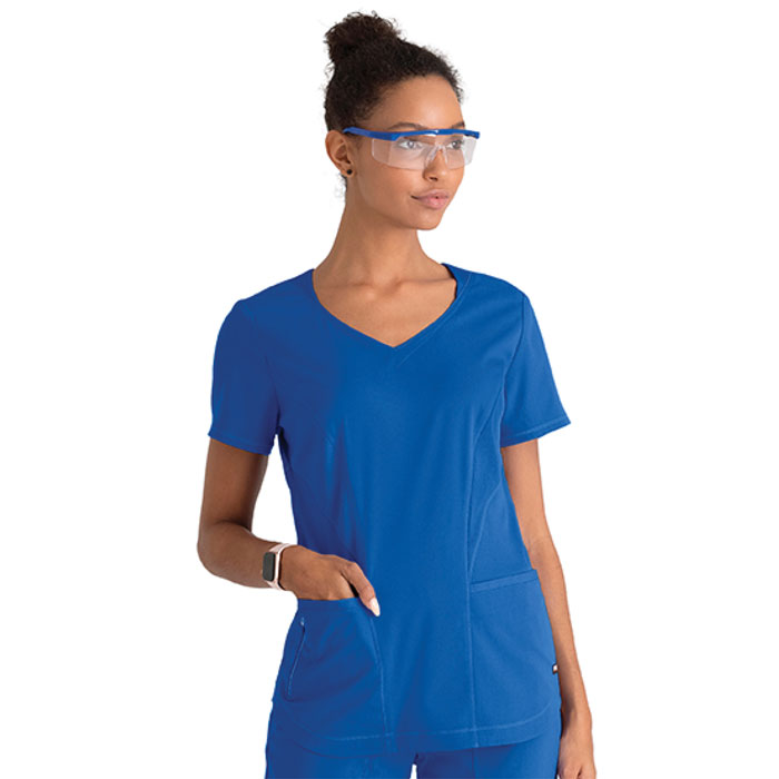 Greys Anatomy - GRST124 - Womens Carly Scrub Top