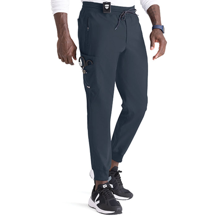 GREYS ANATOMY STRETCH, Men's Zip-Fly 5-Pocket Jogger Scrub Pant