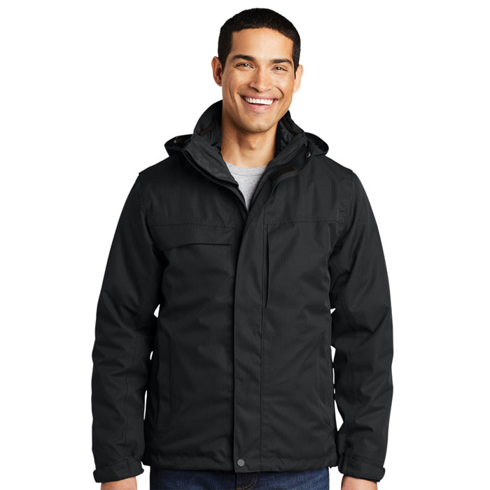 Port-Authority-J302-Mens-Herringbone-3-in-1-Parka