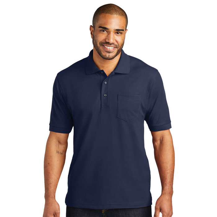 Port Authority - K500P - Mens Silk Touch Polo with Pocket