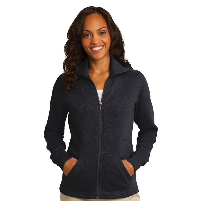 Port Authority - L293 - Ladies Slub Fleece Full Zip Jacket