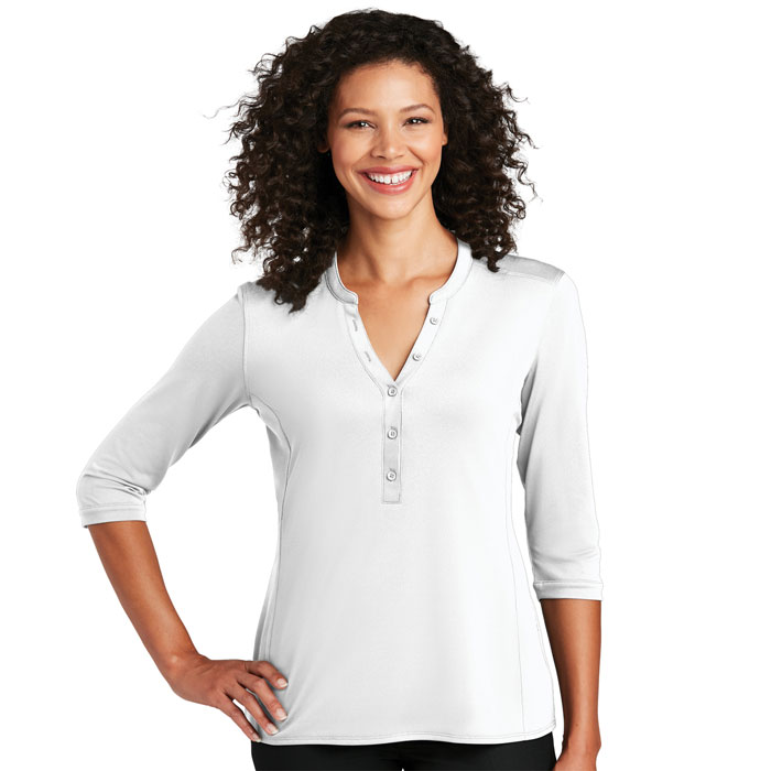 Port Authority - LK750 - Ladies UV Choice Pique Henley