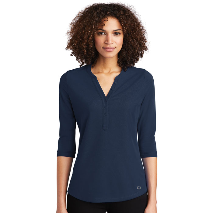 OGIO - LOG104 - Ladies Jewel Henley