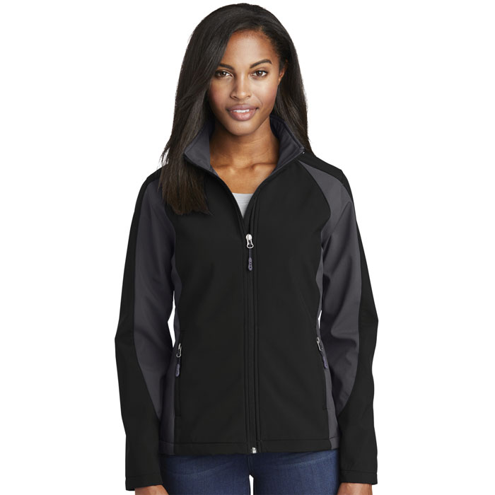 LST970 - Sport-Tek® Ladies Colorblock Soft Shell Jacket