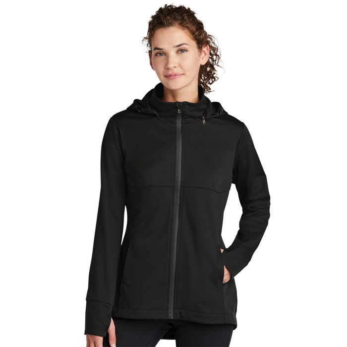 Sport-Tek-LST980-Ladies-Sport-Tek-Hooded-Soft-Shell-Jacket