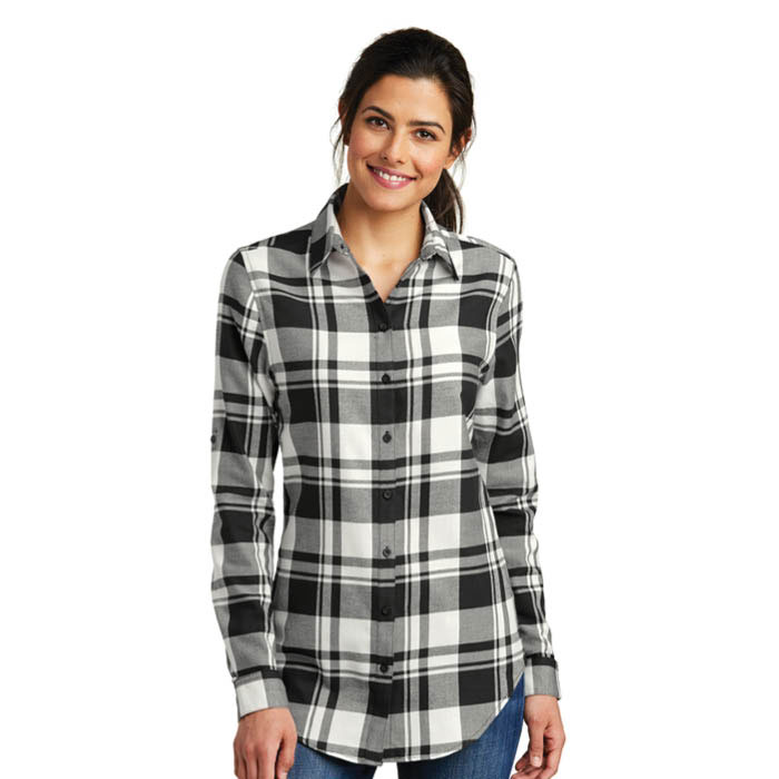 Port Authority - LW668 - Ladies Plaid Flannel Tunic