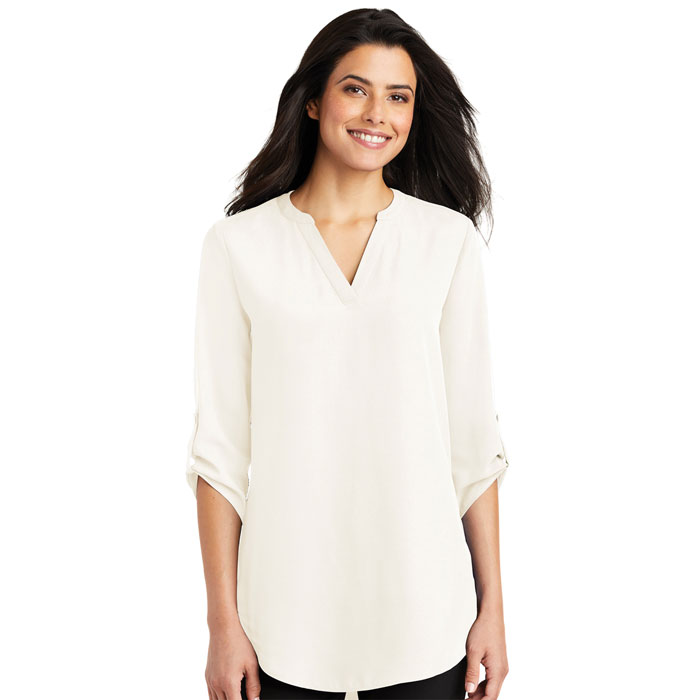 Port Authority - LW701 - Ladies Three Quarter Sleeve Tunic Blouse