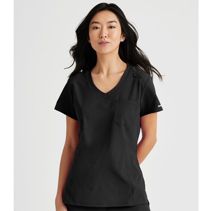 Skechers - SKT147 - Womens V-Neck Tuck-in Scrub Top