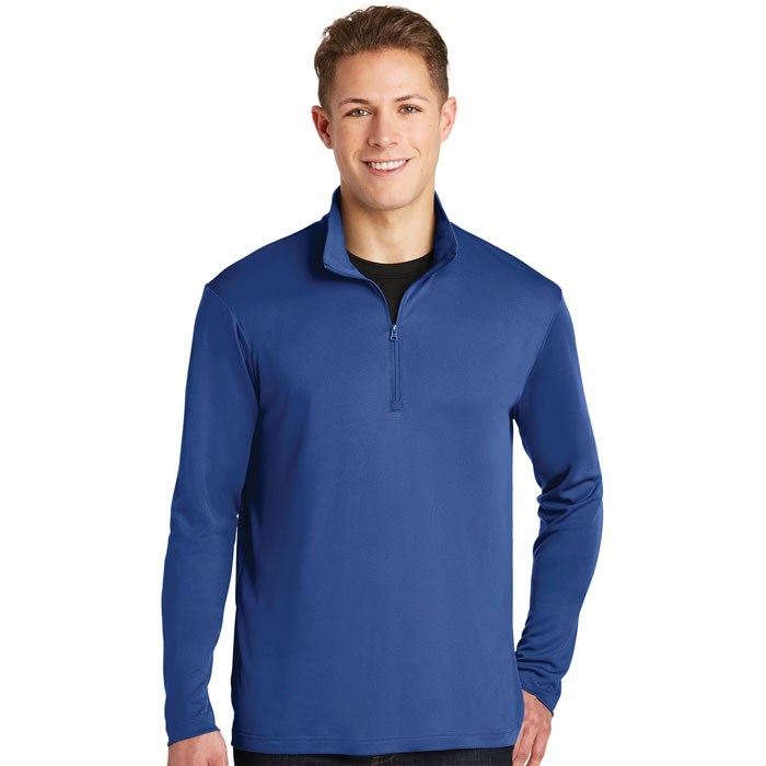 ST357 Mens Sport-Tek PosiCharge Zip Pullover