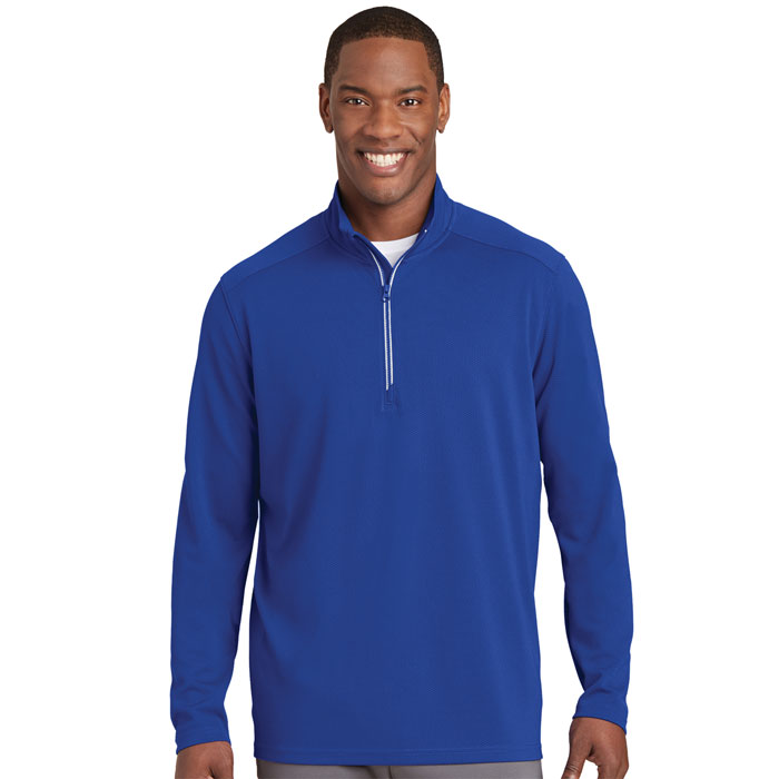 ST860-Sport-Tek-Sport-Wick-Textured-Quarter-Zip-Pullover