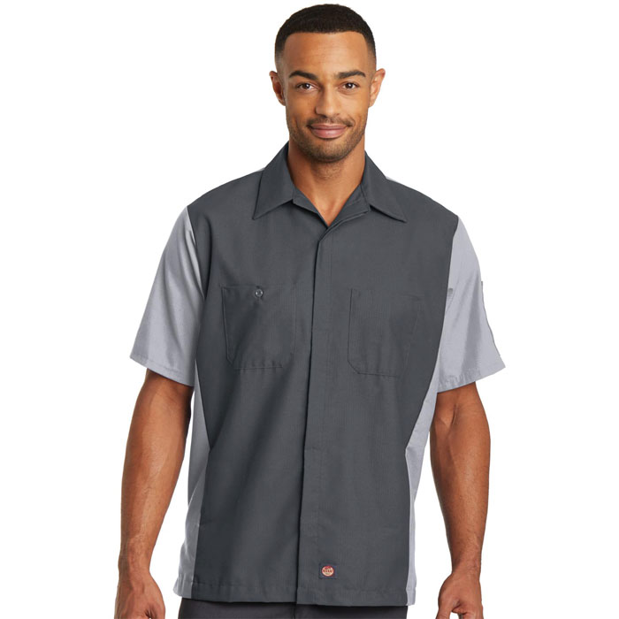 Red Kap - SY20 - Short Sleeve Ripstop Crew Shirt