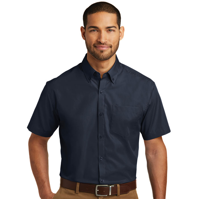 Port-Authority-W101-Short-Sleeve-Carefree-Poplin-Shirt