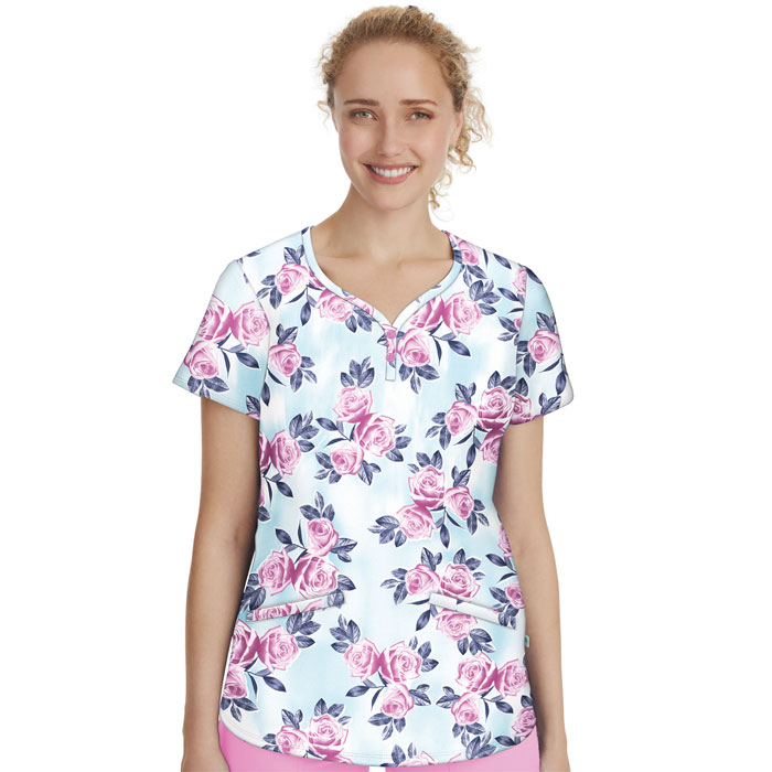 Scent of Rose - Isabel V-Neck Scrub Top - 2218-SOR