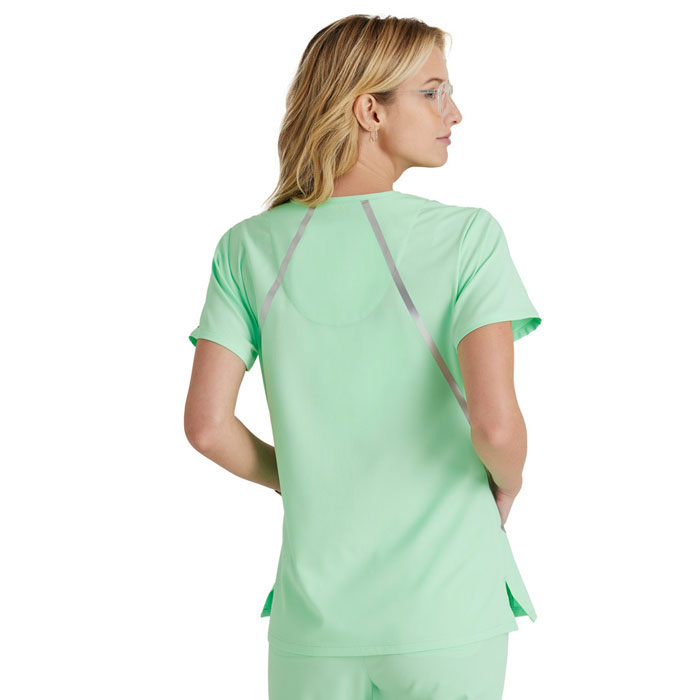 Greys Anatomy, Ladies Elevate Top, Mint Cream