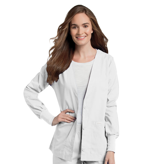 Landau Essentials - Womens Cardigan Warm Up - 7535