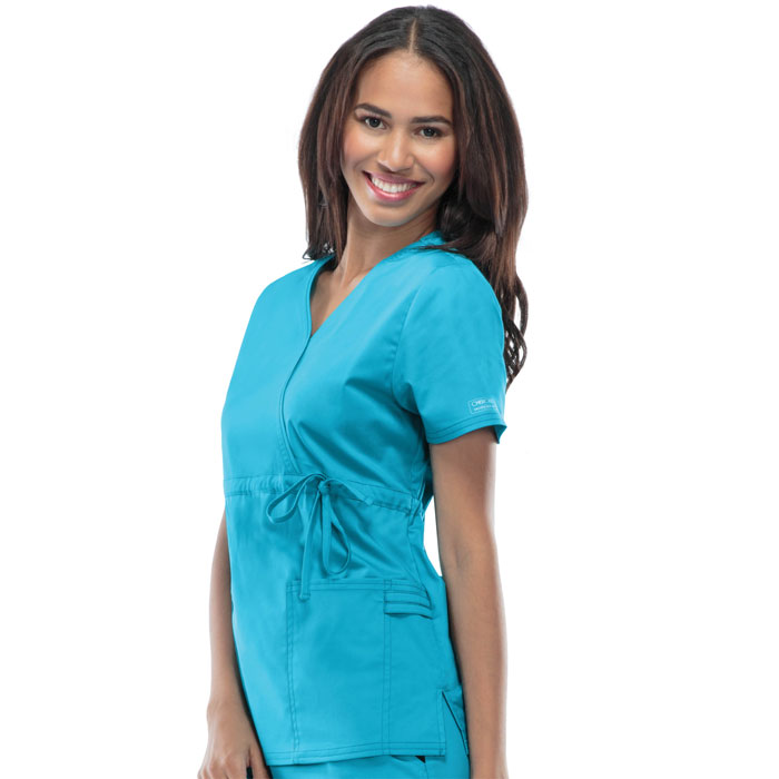 Cherokee Core Stretch - 4748 - Mock Wrap Scrub Top