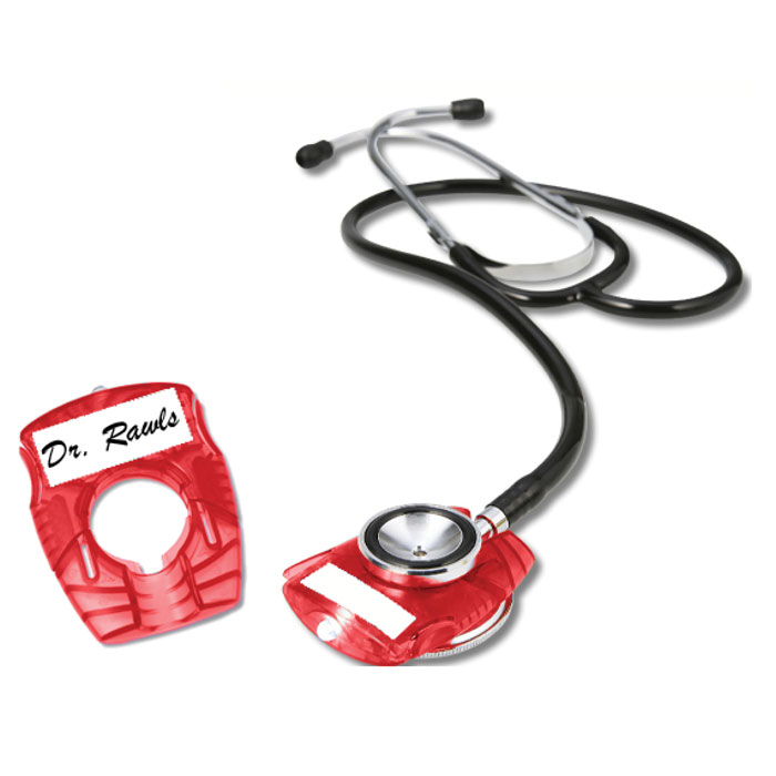 MSLTRED - Stethoscope ID Light - Transparent Red