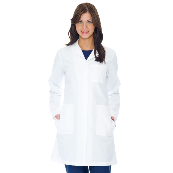 ladies white coat