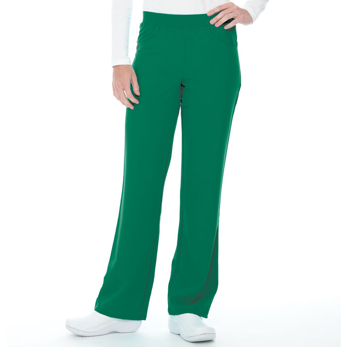 Jockey - 2211-1045 - Ladies - Mid Waist Pant - Rib Knit - Tri-Blend - Spruce