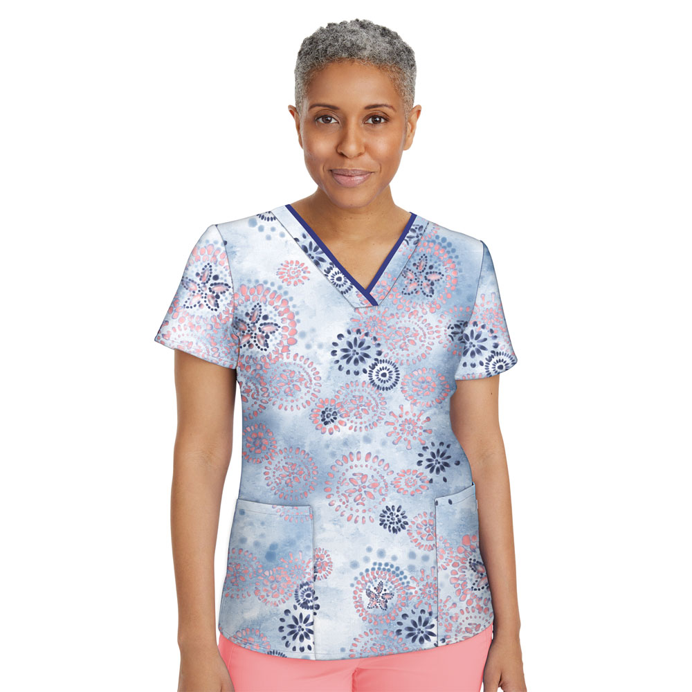 Melon - Amanda Scrub Top - 2266-MWCM - Healing Hands Premier Label