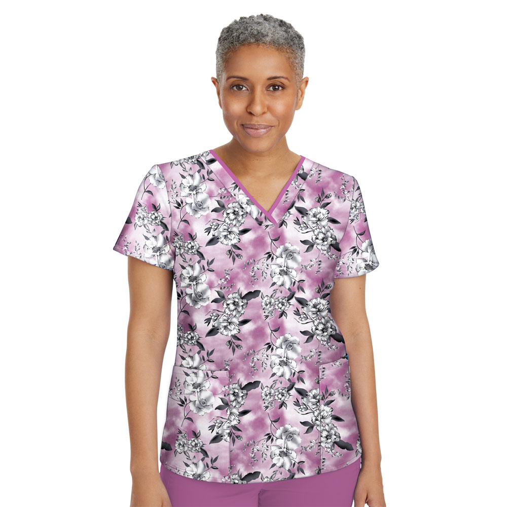 Mulberry - Amanda Scrub Top - 2266-MULBE - Healing Hands Premier Label