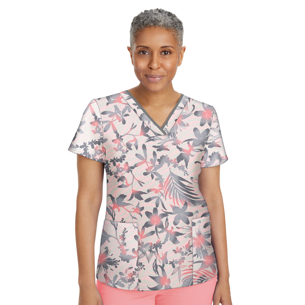 Melon - Amanda Scrub Top - 2266-MELON - Healing Hands Premier Label