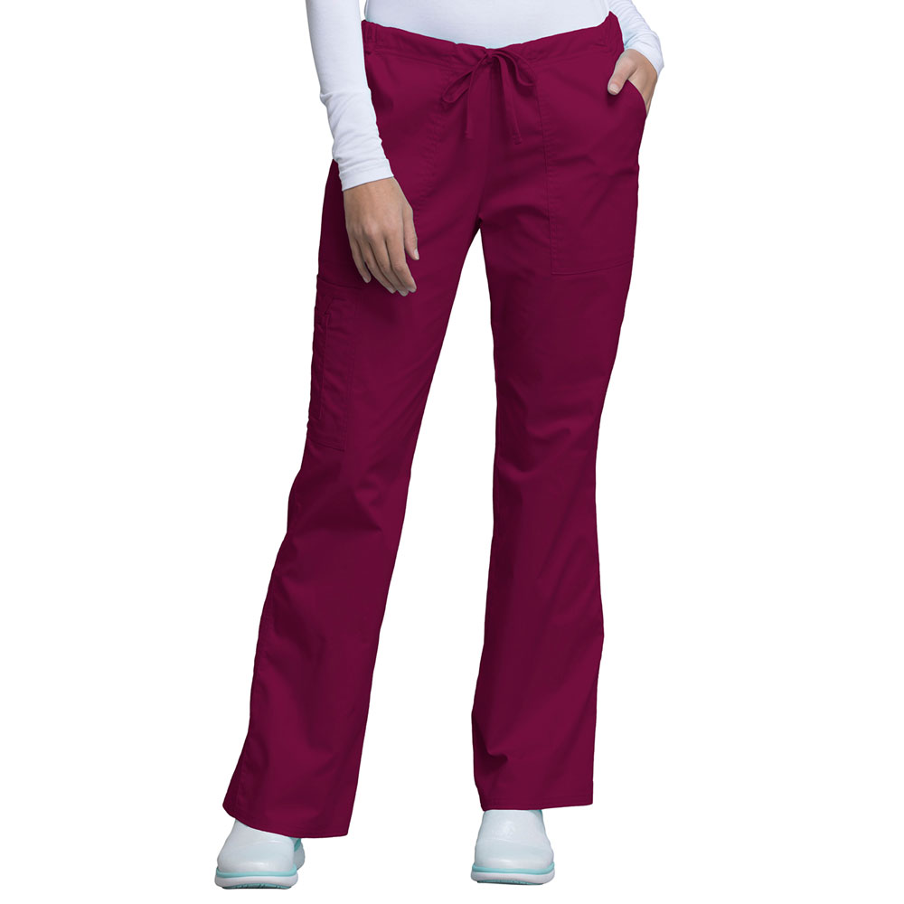 Cherokee Core Stretch - 4044 - Mid Rise Drawstring Cargo Pant