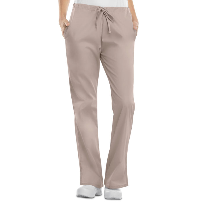 Cherokee-Workwear-4101-Natural-Rise-Flare-Leg-Drawstring-Pant