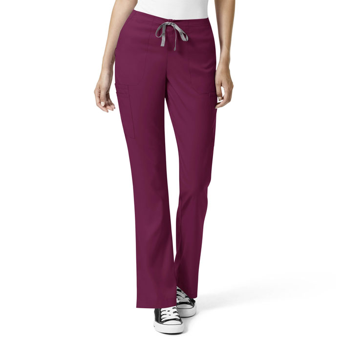 WonderWink-Pro-5319-Ladies-Moderate-Flare-Leg-Cargo-Pant