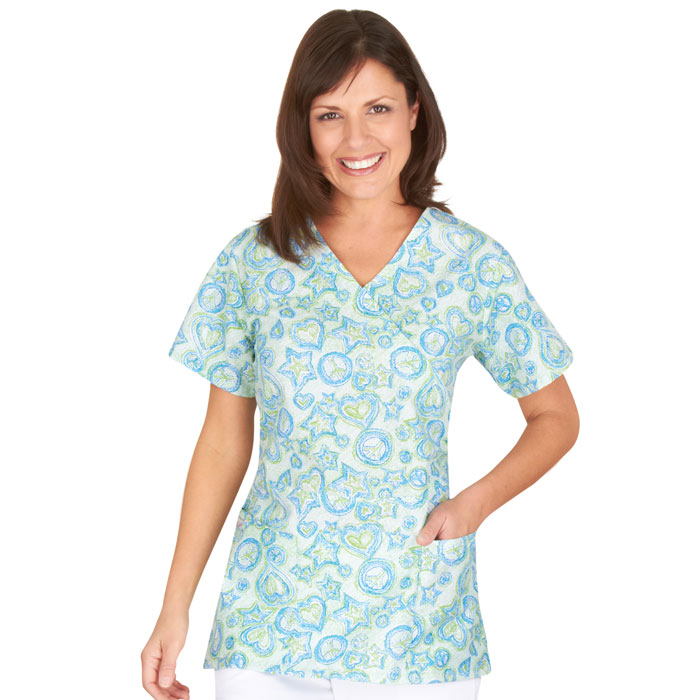 Starlight - 5735-3490 - Touch of Neon - Mock Wrap Top