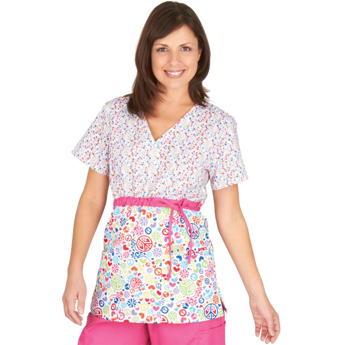 WS Gear - 5823-3530 - Peace - Mock Wrap - White Swan - Fashion