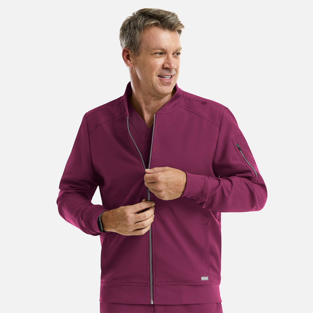 Momentum-by-Maevn-5861-Mens-Full-Zip-Bomber-Jacket
