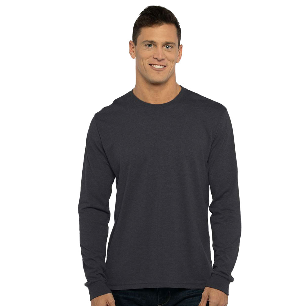 Next Level Apparel - 6411 - Unisex Sueded Long Sleeve T-Shirt