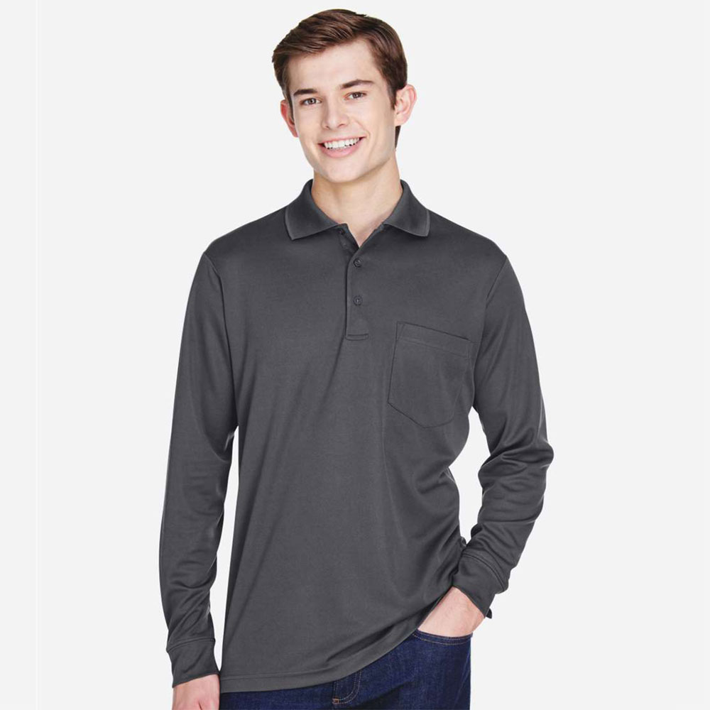 Core-365-88192P-Mens-Pinnacle-Performance-Long-Sleeve-Piqué-Polo-with-Pocket