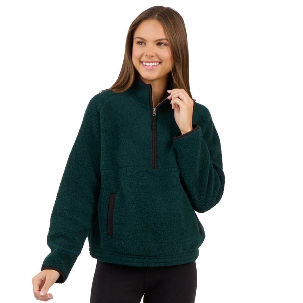 Boxercraft-BW8501-Ladies-Everest-Pile-Fleece-Half-Zip-Pullover