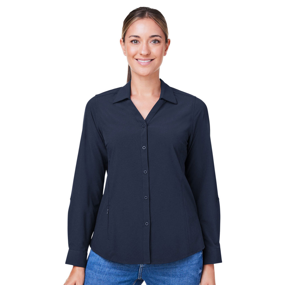 Core365-CE510LW-Ladies-Ultra-UVP-Long-Sleeve-Marina-Shirt