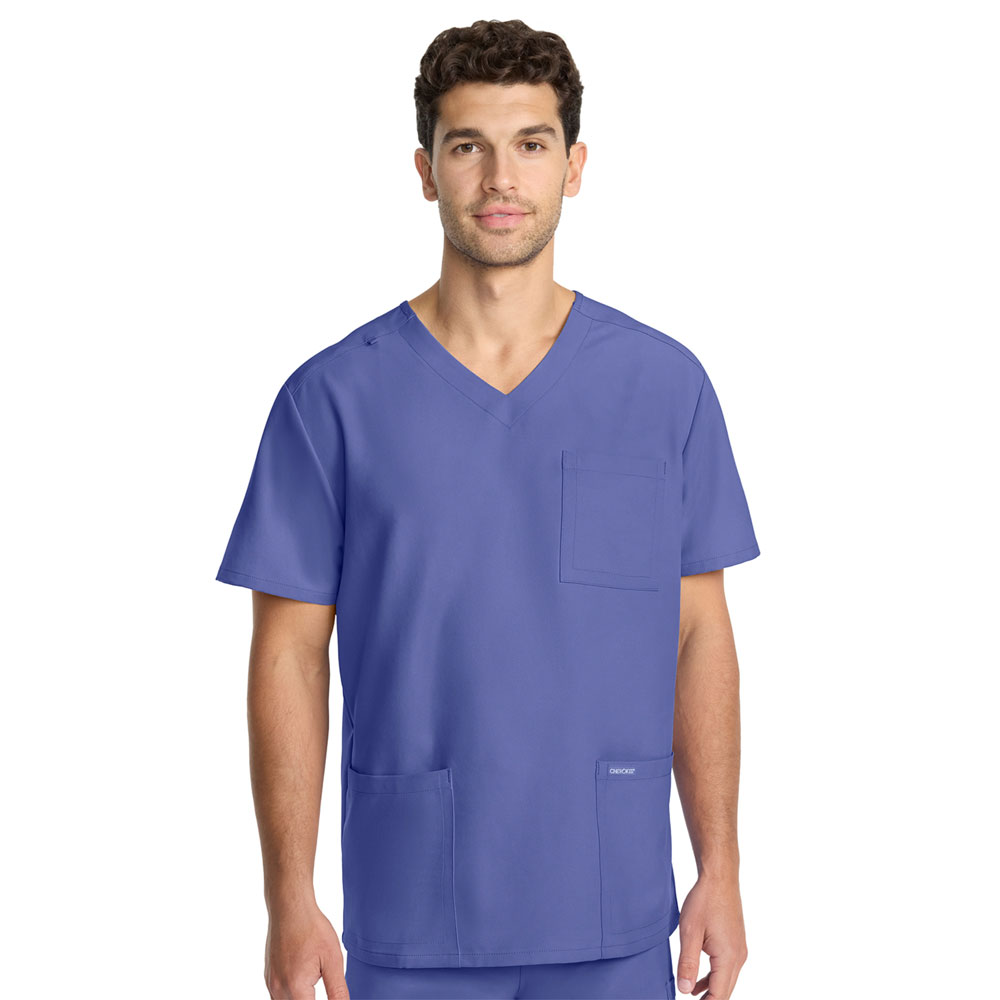 Cherokee-Workwear-Originals-Ultra-CK783A-Mens-3-Pocket-V-Neck-Top