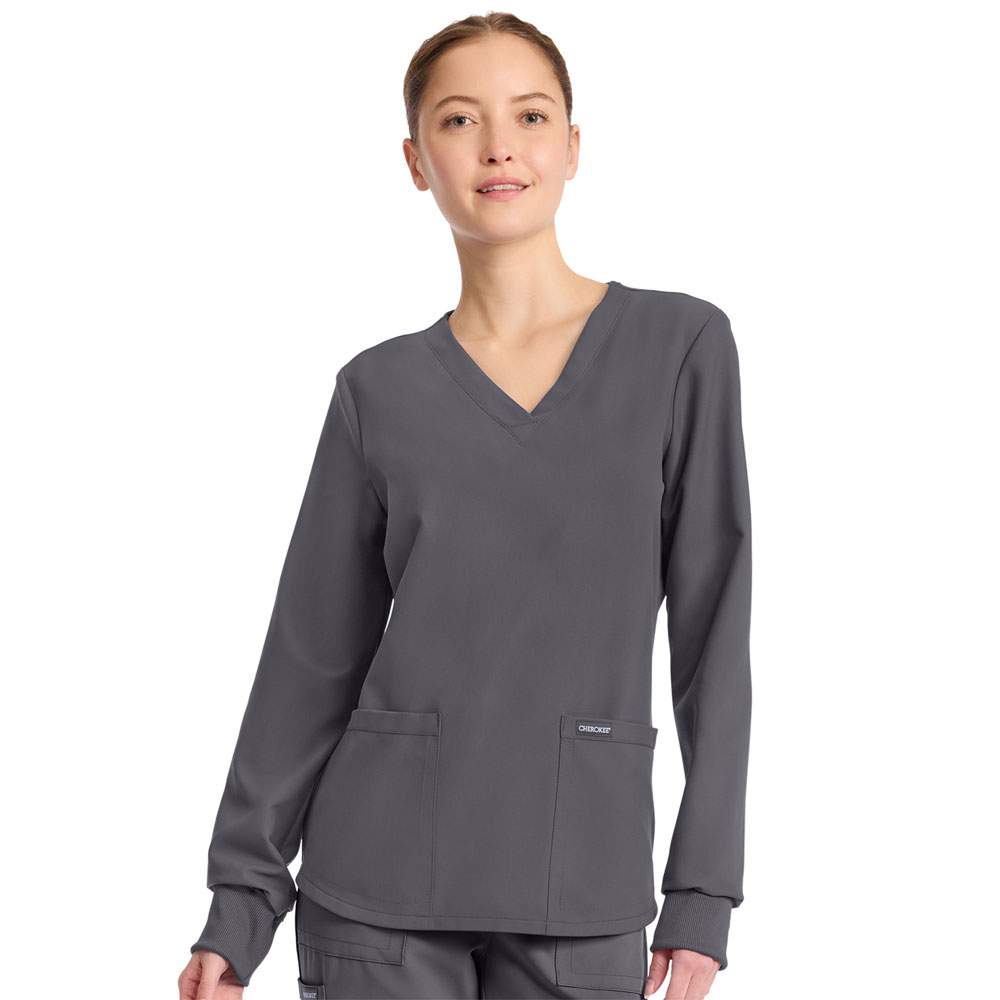 Cherokee Workwear Ultra - CK962A - Ladies Long Sleeve Modesty Top