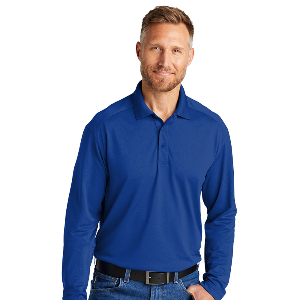 CornerStone - CS418LS - Mens Select Lightweight Snag-Proof  Long  Sleeve Polo