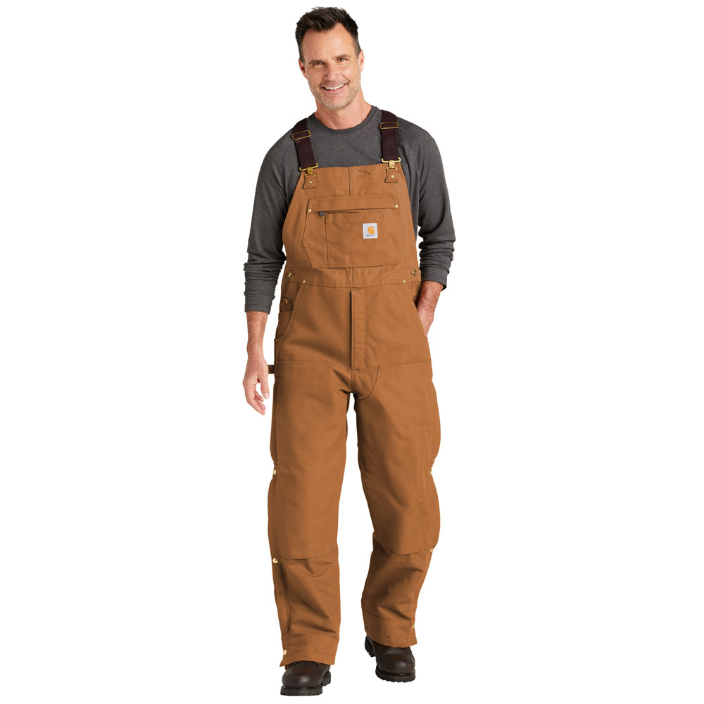 Sanmar - CT104393 - Carhartt® Firm Duck Insulated Bib Overalls